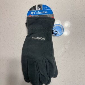 Columbia Gray Touchscreen Fleece Gloves NWT